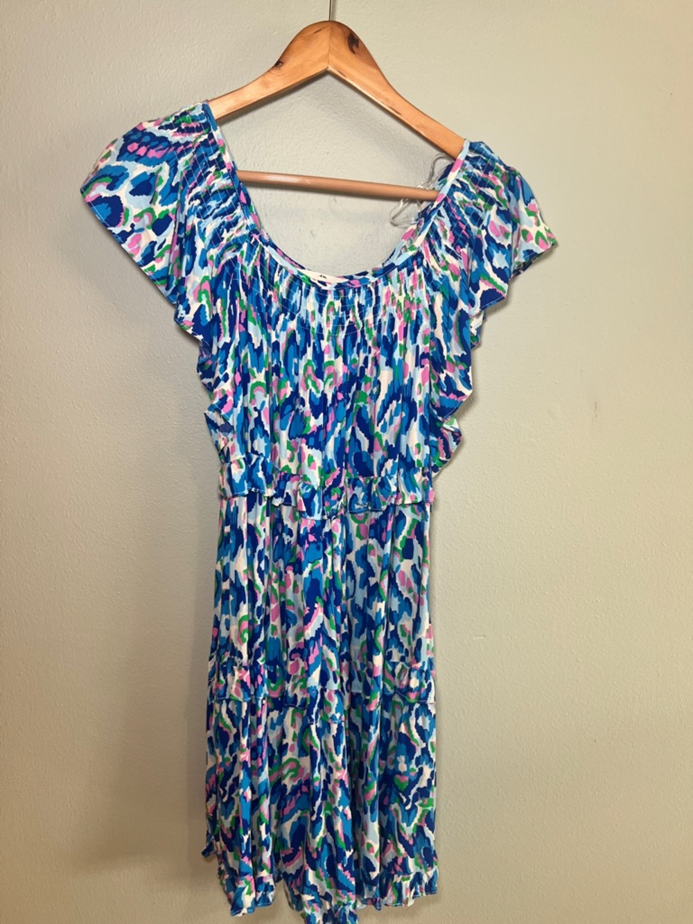 entro Blue and Pink Dress